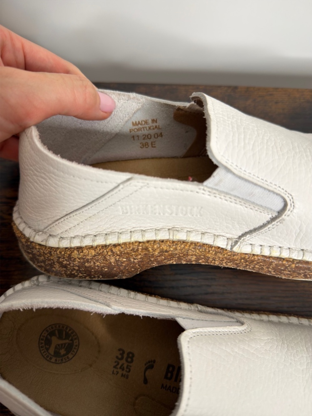 Birkenstock Callan Leather Slip-On Shoes 38 - Picture 8 of 10